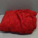 Red Fleece Throw Blanket 5060 for Couch Sofa Bed,Super Soft Cozy Plush Microfiber Flannel Blanket with 3D Checkered Design Lightweight Decorations for Adults,Woman,Girls