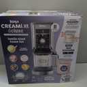 Ninja CREAMi Deluxe Ice Cream Maker | 11-in-1 Create Frozen Desserts, Sorbet, Milkshakes, Yogurt & More | Includes 2 Dishwasher Safe XL 24 Oz. Tubs with storage lids | Silver | NC501