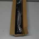 Shower Curtain Rod 31-76 Inch,7/8"Diameter Adjustable Spring Tension Curtain Rod No Drill,Matte Black Shower Tension Rod for Bathroom,Room Divider,Window,Anti-Rust Non-Slip 1-Pack
