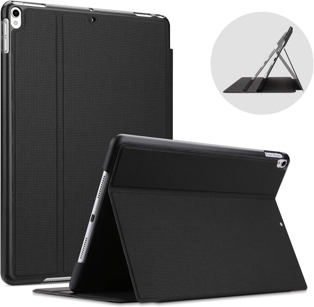 ProCase Cover for iPad Air 3 10.5" 2019 / iPad Pro 10.5 2017 Case, Slim Stand Protective Folio Case Smart Cover for iPad Air 10.5" (3rd Gen) 2019 / iPad Pro 10.5" 2017 Black