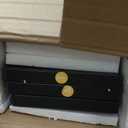 Floating Solid Wood Console Table, 32'' Wall Mounted Narrow Entryway Table with Storage Shelf, Modern Couch Shelves Small Entry Way Tables for Entryway, Front Hall, Hallway (Black) (31.5'')