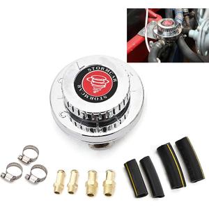 Fuel Pressure Regulator Kit Carburetor Carb Fuel Pump FPR, Adjustable Gunmetal Fuel Pressure Regulator Universal for Carburetor Engine (silver)