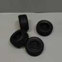 RC Station 12mm Hex RC Wheels and Tires for 1/14 Hyper Go H14BM Tires and Wheels for 1/10 Scale Traxxas RC Short Course Truck Riaario Amoril Mini RC Truck Tires Wheels PreGlued 4PCS