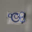 SENSHINE AC Knob Cover Vent Outlet Trim Ring for Jeep Wrangler JL JLU Accessories 2018-2023 Gladiator JT 2020-2023 Window Switch Button Cover Volume Radio Headlight Switch Knob Covers, 12 Pcs (Blue)