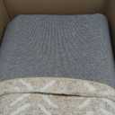 6x9 Area Rug for Living Room : Washable Rug Modern Geometric Soft Low Pile Non-Slip Stain-Resistant Carpet for Bedroom Dining Room Home Office - Beige