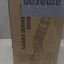 2 Pack Rain Gutter Downspout Extensions, Upgraded Flexible Drain Down Spout Extender for Rain Water Drainage, Each Extendable from 20" to 66", Combine to 10 ft with Connector(White)