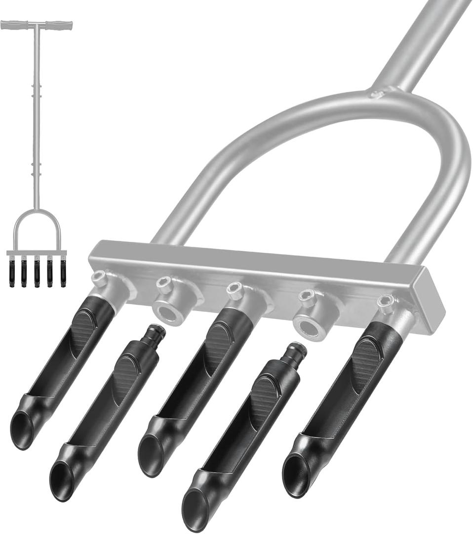 GROWNEER Lawn Aerator Coring Tool with Soil Core Storage Tray Accessories, Standard Style 3pcs 