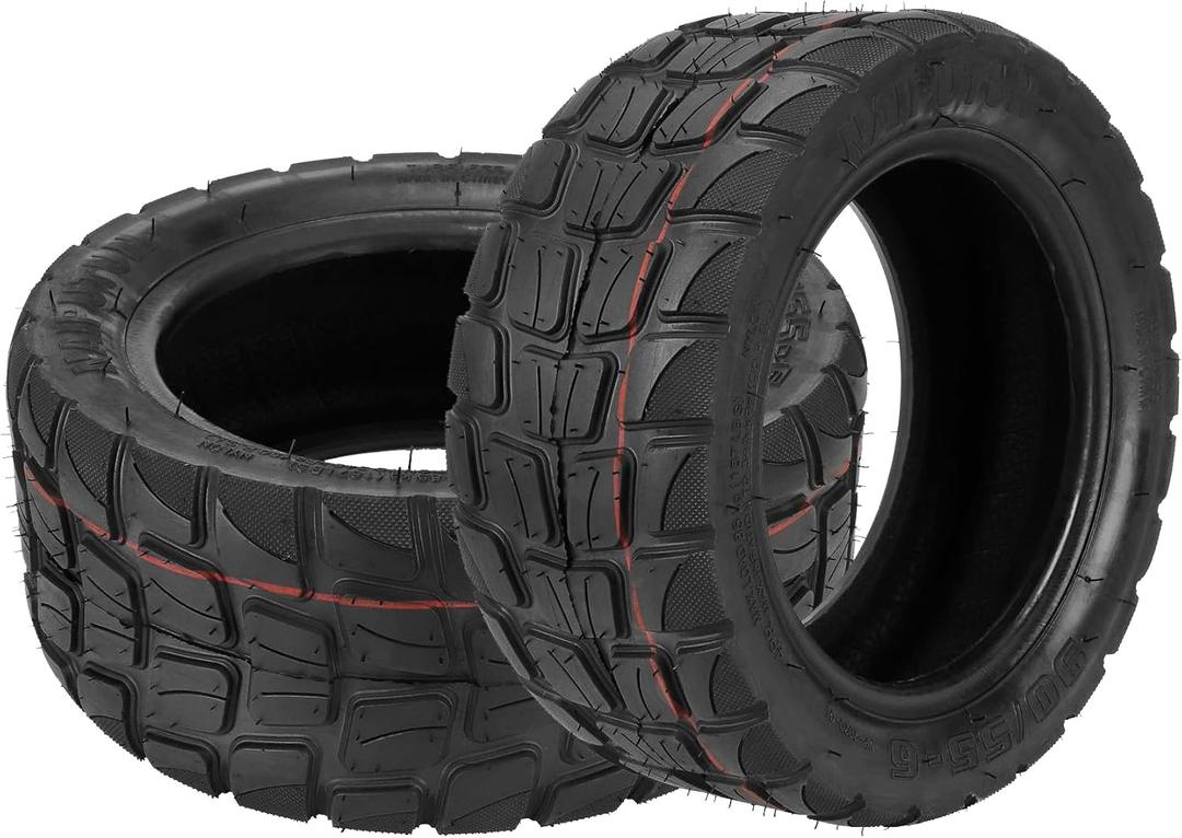 90/55-6 10" Rubber Explosion-proof Tubeless Tire 90/55 Tyre Replace for Kaabo VSETT Kugoo 10X3.0, 80/65-6, 255x80 Electric Scooter Wheel Parts (B x2) 90/55-6 10" Rubber Explosion-proof Tubeless Tire 90/55 Tyre Replace for Kaabo VSETT Kugoo 10X3.0, 80/65-6, 255x80 Electric Scooter Wheel Parts (B x2)