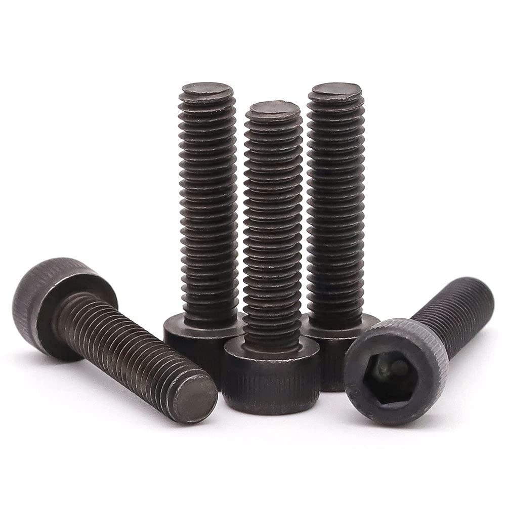 5/16-18 x 1-1/2 inch (10 Pack) Socket Head Cap Screws 12.9 Grade Alloy Steel, Full Thread, Black Oxide Finish