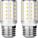 LED Refrigerator Light Bulb ReplacementE26/E27 Base 4W 100V-265V 5000K 600LM White Appliance Light Bulbfor Ceiling Fan Lights, Range Hoods, Home Lighting-2 Pack