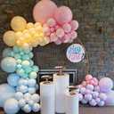 Rainbow Balloon Garland Arch Kit 171PCS Latex Balloon Pastel Balloon Garland Kit Macaron Colors 5,10,12,18 Inch Birthday Baby Shower Wedding Unicorn Party Decorations