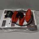 Laapee Indoor Basketball Hoop Mini Set – Wall Mount，Over The Door Dark Wood Backboard & Iron Rim, Anti-Shock Padding, 3 Balls & Air Pump, 16"x12"x3" (No-Score Version)