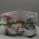 Juegoal 2 Pack Lighted Christmas Gnomes with Dangling Legs, 19.5Inch Handmade Scandinavian Swedish Tomte, Battery Operated Winter Tabletop Christmas Decorations Collectible Figurines