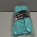 KANGAROO Bathroom Rugs, Chenille Soft Absorbent Bath Rug, Shaggy Shower Mat, Quick Dry Machine Wash Bathmat, Plush Carpet Mats for Tub, Bathtub and Room Home Decor Accessories, 30x20, Turquoise