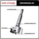 Greycore Tools 2 Inch x 3-1/2 Inch Forstner Drill Bit, High Speed Steel for Woodworking - Hardwood, Softwood and Plywood (2 Forstner)