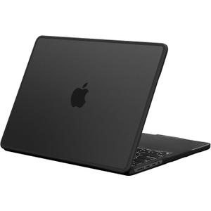 BlueSwan Anti-Cracking Hard Shell Case Compatible with MacBook Pro 14-inch 2025 2024-2021 Release M4 M3 M2 M1 Pro/Max Chip, Anti-Fingerprint Soft TPU Bumper, Frosted Black