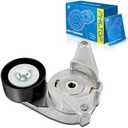 PHILTOP Belt Tensioner Assembly with Pulley Compatible with Chevrolet Traverse, Impala, Camaro, Equinox, Malibu, Captiva, GMC Acadia, Buick Enclave, Cadillac SRX, XTS, Saturn Outlook, Vue