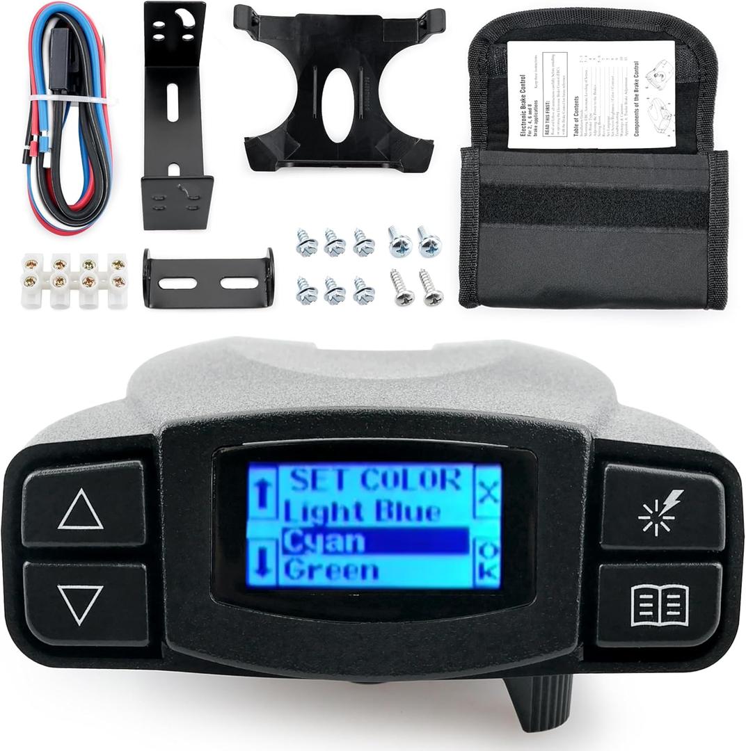 90195 Electric Proportional Trailer Brake Controller is Designed to Seamlessly Fit Silverado, Ram, Tacoma, F150 Trucks, Serving as A Perfect Replacement for The Tekonsha P3 Brake Controller