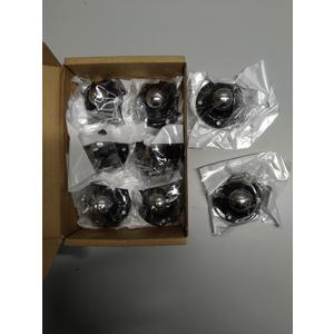 Pack of 2, Secbolt Updated Anti-Rust Self Adhesive Caster Wheels 8 Pack, 201 Stainless Steel Stick On Wheels
