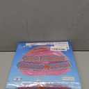 ArtCreativity Sparkly Inflatable Kiddie Pool with 3 Levels, Transparent Blow Up Pool for Kids with Silver Glitter and Cushioned Bottom, Easy to Inflate Outdoor Pools for Backyard, Summer Toys for Kids