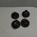 FyndraX Pour Spout Lids for Ball Regular Mouth Mason Jars, Airtight Canning Jar Flip Cap Top Lid for Drinking, Salad, Dressing Pouring, Leak-Proof, Black Pack of 4