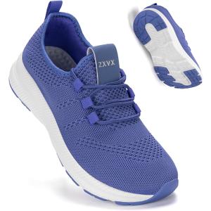 Wide Toe Box Shoes Women Non-Slip Wide Width Sneakers Ultra Light Extra Wide Road Running Shoes for Women Breathable Tennis Walking Gym Workout Trainer 6-12