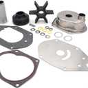 QuickMarine 812966A12 Water Pump Impeller Repair Kit for Mercury Marine 4 Stroke 30-60 HP Outboard Motors Replacement 46-812966A12 Sierra 18-3690 Boat Engine