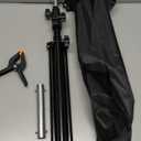 Green Screen Backdrop with Stand Kit, BEIYANG 6.5 X 5 Ft Portable Backdrop Stand Kit with Carrying Bag and 5 Clamps for Streaming, Video conferences and interviews