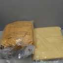 Monbix Queen Comforter Set - 7 Pieces Desert Yellow Bed in a Bag Queen Bedding Sets with Comforters, All Seasons Down Alternative Comforter Bed Set with Sheets, Pillowcases & Shams