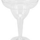 18 Count 11oz Clear Hard Plastic Margarita Glasses/Party Cups Wedding Parties Cocktail Cups