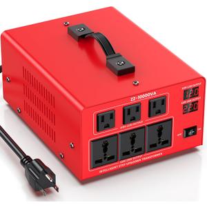 10000VA Step Up/Down Voltage Transformer Converter 110/120V to 220/240V
