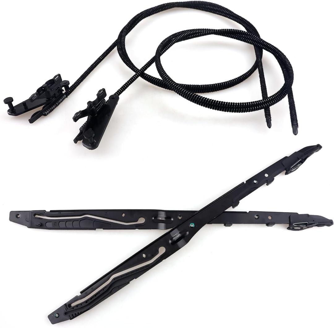 New Upgraded FL3Z16502C22 Sunroof Glass Cables & Track Assembly Repiar Kit Compatible with Ford F-150 2015-2020, F-250 F-350 Super Duty 2017-2019 Replace OE# FL3Z16502C22 FL3Z-1651071-A FL3Z-1651071-B