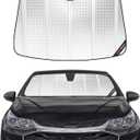 Pigenius Windshield Sun Shade for Chevrolet Cruze 2016-2019. Reflective Aluminum Film Front Window Sunshade - BLAZBLOCK