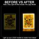 Upgraded Led Light Kit Compatible with Lego Sunflowers Building Set, RC Version Compatible with Lego 31215 (Model Not Included)