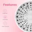 Universal Hair Diffuser Super Sturdy 1.7 Inch to 2.6 Inch for Natural Curly and Wavy Hair, Hair Dryer Attachment (Gold)