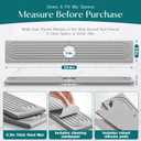 eormoe Kitchen Faucet Absorbent Mat - Diatomaceous Earth Splash Guard for Sink Faucet, Aesthetic Water Absorbing Stone Tray in The Modern Home [Grey, 23.6" x 3.9"]