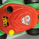 Bubble N Go Mower | Plastic Construction, No Batteries Required, 22 in Tall, 14 x 10 in, 3.2 lb, Hand Push Power, Realistic Mowing Sounds, Red