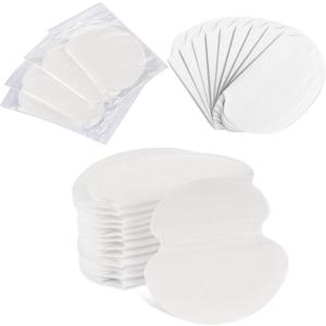 Underarm Sweat Pads for Women [100 Pcs], UOIRMI Armpit Pads for Sweating Women, Disposable Underarm Sweat Pads, Armpit Sweat Pads for A Whole Day Protection | Ideals for Workouts and Special (White)