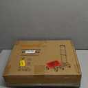 Voipvvii Folding Hand Truck 500lbs, Portable Heavy Duty Dolly Cart, 6 Wheels Collapsible Luggage Cart with 2 Elastic Ropes - Compact Trolley Cart for Easy Moving - Ideal Hand Cart for Travel and More (17, Black)