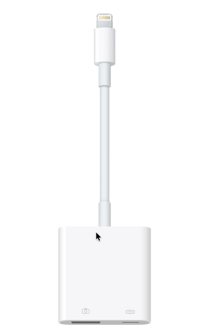 Lighting to Ethernet Camera Adapter