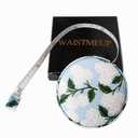 Tape Measure Measuring Tape for Body Tailor Cloth Fabric Sewing Knitting Craft Weight Loss Measurements Retractable 60-inch 1.5 Meter Push Button Dual Sided Tape Measure (Blue)