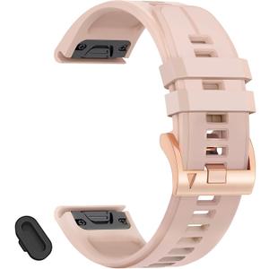 22mm Bands Compatible with Garmin Fenix 8 Pro Tactix 8 AMOLED 47mm/Fenix 7/7 pro/6/6 pro/5/5 plus,Silicone Quickfit Watchband for Descent G2/G1 Solar/quatix 8 47mm/Forerunner 970/965/955/945