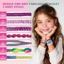 GAMZOO Friendship Bracelet Making Kit - Perfect Crafts and Gifts for Girls Aged 6-12 - Fun and Creative Birthday Present for Kids 8 9 10 11 - String Bracelets Maker Craft (medium)