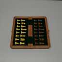 Magnetic Travel Pocket Chess Set - Staunton 7x7 Inch Folding Game Board - Handmade in Fine Rosewood - 2 Players, Age 14+