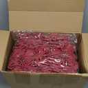 Sherr 250 Pcs Artificial Roses Flowers Bulk Fake Rose with Stem Faux Bridal Flower Centerpiece for Wedding Mother's Day Bridal Shower Party DIY Bouquet Arrangement Garland Home Decor(Burgundy)
