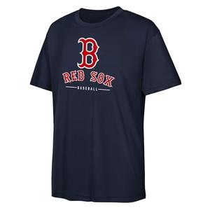 MLB Kids Youth 4-20 Official Team Spirit Premier T-Shirt (Size 5/ 6, Regular, Boston Red Sox - Navy)