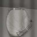 Bemis 7300SLEC Slow Close Toilet Seat, Easy Clean Hinges and Durable Plastic Seat, Made in USA, Elongated, White