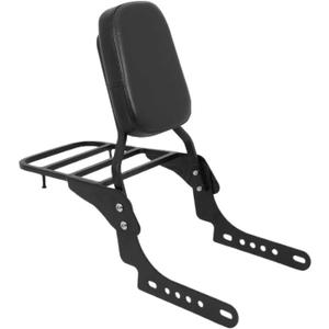 Motorcycle Sissy Bar & Passenger Sissy Bar Backrest with Luggage Carrier Rack for Harley Nightster RH975 Special RH975S 2022 2023 2024 2025