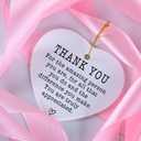 2 x Jocidea Thank You Keepsake - Ceramic Heart Keepsake - Thank You Gift & Appreciation Present (You Are Truly Appreciated)