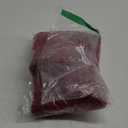 Bathroom Rug  Piece,Super Absorbent Soft,Thick,Machine Washable Chenille Bath Mat,Non Slip Toilet Floor Rug,Bath Mats for Bathroom 20x20 U Shape,Burgundy